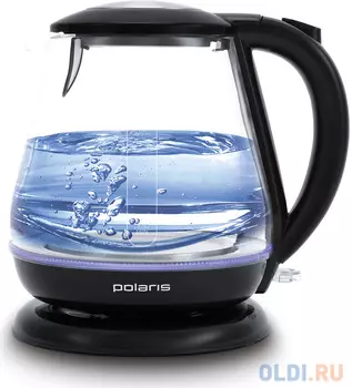 Чайник электрический Polaris PWK 1859CGL 2200 Вт чёрный 1.8 л стекло