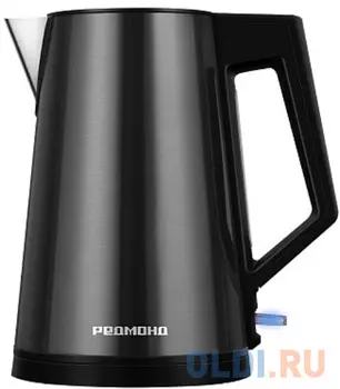 Чайник электрический Redmond KM244 1.7л. 2200Вт серый корпус: стекло