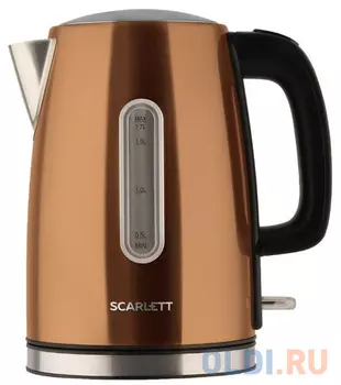 Чайник электрический Scarlett SC-EK21S98 1.7л. 2200Вт бронзовый (корпус: нержавеющая сталь)