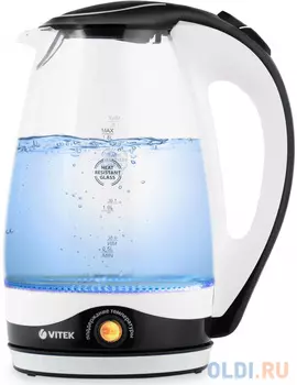 Чайник электрический Vitek VT-7027, 2200Вт, черный