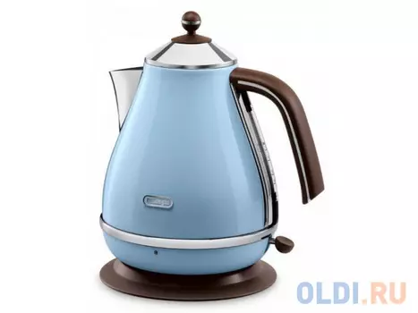 Чайник DeLonghi KBOV 2001 AZ 2000 Вт голубой 1.7 л металл