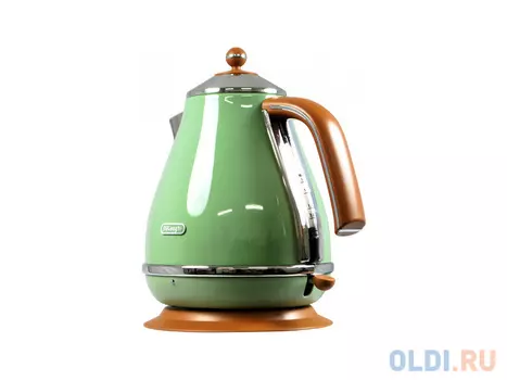 Чайник DeLonghi KBOV 2001 GR 2000 Вт зелёный 1.7 л металл/пластик