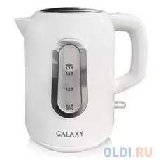 Чайник GALAXY GL0212 2200 Вт белый 1.7 л пластик