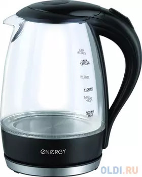 ЧАЙНИК ЭЛЕКТР. "ENERGY" E-262 1,7 Л (1/6) СТЕКЛО, ПЛАСТИК