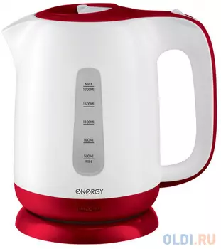 ЧАЙНИК ЭЛЕКТР. "ENERGY" E-274 1,7 Л (1/12) ПЛАСТИК (БЕЛО-КРАСНЫЙ)