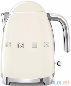 Чайник Smeg "Стиль 50-х годов" 2400 Вт кремовый 1.7 л нержавеющая сталь KLF03CREU