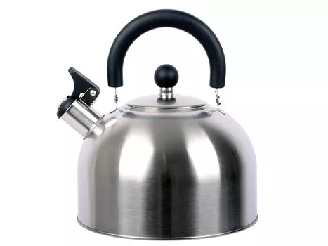 Чайник со свистком Катунь KT 104 серебристый 3.2 л, нержавеющая сталь