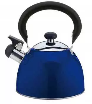 Чайник со свистком Катунь КТ-106E индиго 2.5 л, нержавеющая сталь
