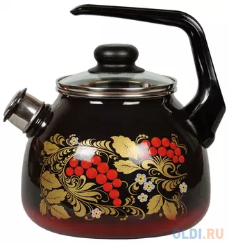 Чайник СТАЛЬЭМАЛЬ "Рябина" 3 л 4с209я