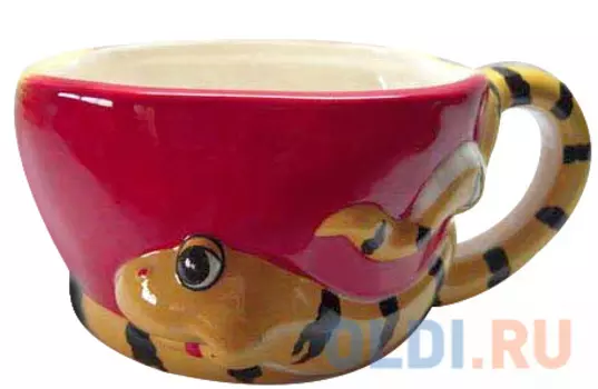 Чашка ЯБЛОЧНАЯ ЗМЕЯ, 1 шт, 16*7,5 см, керамика, в карт кор