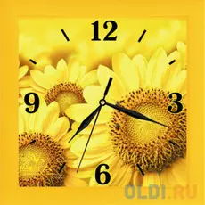 Часы Вега П 3-2-104 жёлтый