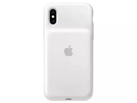 Чехол-аккумулятор для Apple iPhone XS Apple Smart Battery Case White клип-клейс, силикон, беспроводная зарядка