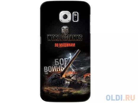 Чехол Deppa Art Case и защитная пленка для Samsung Galaxy S6, Танки_Бог войны,