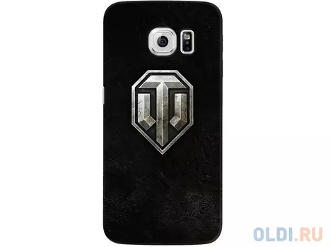 Чехол Deppa Art Case и защитная пленка для Samsung Galaxy S6 edge, Танки_Эмблема,