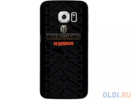 Чехол Deppa Art Case и защитная пленка для Samsung Galaxy S6 edge, Танки_Протектор,