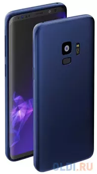 Чехол Deppa Case Silk для Samsung Galaxy S9, синий металлик