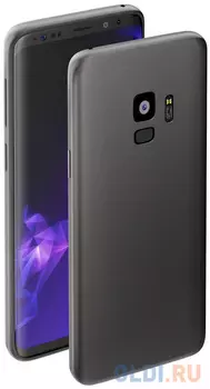 Чехол Deppa Case Silk для Samsung Galaxy S9, темно-серый металлик