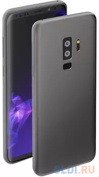 Чехол Deppa Case Silk для Samsung Galaxy S9+, темно-серый металлик