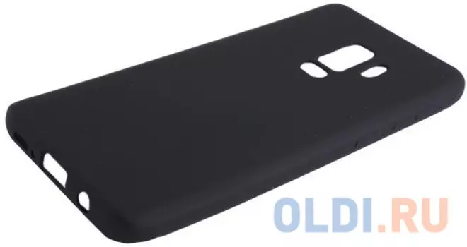 Чехол Deppa Case Silk для Samsung Galaxy S9+, черный металлик