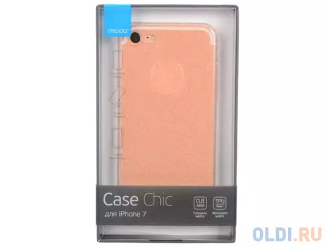 Чехол Deppa Chic Case для Apple iPhone 7, розовое золото, 85299