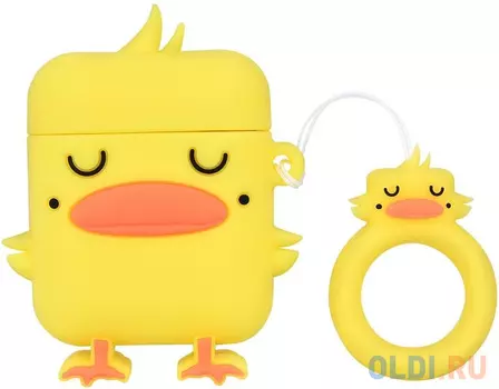 Чехол Deppa Funny Animals для AirPods желтый 47304