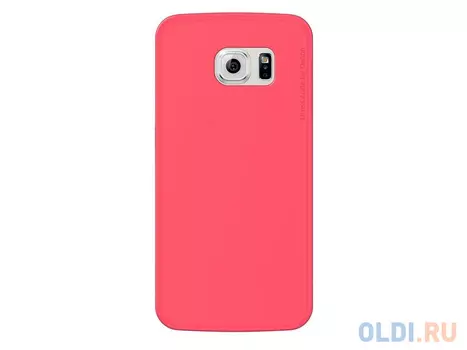 Чехол Deppa Sky Case и защитная пленка для Samsung Galaxy S6 edge коралловый 86045