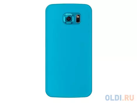 Чехол Deppa Sky Case и защитная пленка для Samsung Galaxy S6 голубой 86038