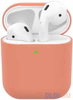 Чехол Deppa Ultra Slim для AirPods персиковый 47040