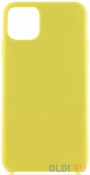 Чехол для Apple iPhone 11 Pro Brosco Softrubber желтый