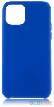 Чехол для Apple iPhone 11 Pro Brosco Softrubber синий