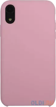 Чехол для Apple iPhone Xr Brosco Softrubber, накладка, розовый