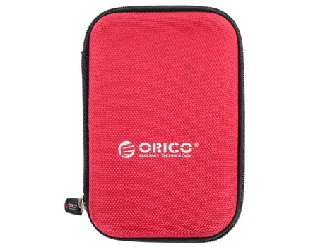 Чехол для HDD 2.5" ORICO PHD-25-RD, EVA-материал, влагозащита, краcный, 135 x 90 x 19 мм