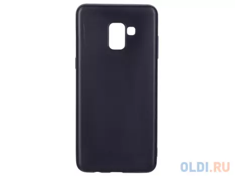 Чехол защитный BoraSCO Mate для Samsung Galaxy A8+, черный матовый