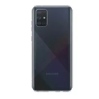Чехол для смартфона для Samsung Galaxy A51 Deppa Gel Case Basic Transparent клип-кейс, полиуретан