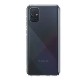 Чехол для смартфона для Samsung Galaxy A71 Deppa Gel Case Transparent клип-кейс, полиуретан