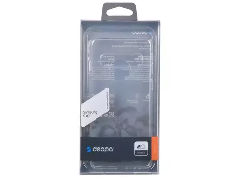 Чехол для смартфона для Samsung Galaxy S10 Deppa Gel Case 87344 Transparent клип-кейс, силикон