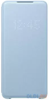 Чехол (флип-кейс) Samsung для Samsung Galaxy S20+ Smart LED View Cover голубой (EF-NG985PLEGRU)