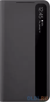 Чехол (флип-кейс) Samsung для Samsung Galaxy S21 Smart Clear View Cover черный (EF-ZG991CBEGRU)