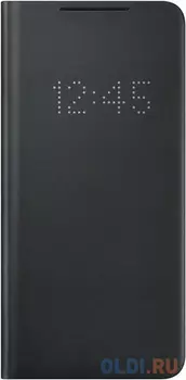 Чехол (флип-кейс) Samsung для Samsung Galaxy S21+ Smart LED View Cover черный (EF-NG996PBEGRU)