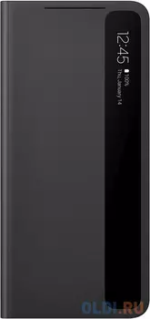 Чехол (флип-кейс) Samsung для Samsung Galaxy S21 Ultra Smart Clear View Cover черный (EF-ZG998CBEGRU)