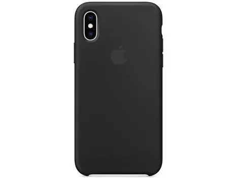 Чехол iPhone XS Silicone Case - Black