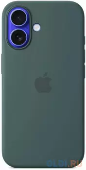 Чехол (клип-кейс) Apple Lake Green, для Apple iPhone 16, зеленый [myy83zm/a]