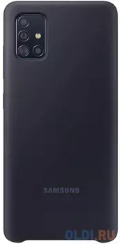 Чехол (клип-кейс) Samsung для Samsung Galaxy A51 Silicone Cover черный (EF-PA515TBEGRU)