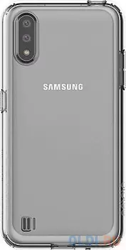 Чехол (клип-кейс) Samsung для Samsung Galaxy M01 araree M cover прозрачный (GP-FPM015KDATR)