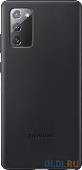 Чехол (клип-кейс) Samsung для Samsung Galaxy Note 20 Leather Cover черный (EF-VN980LBEGRU)