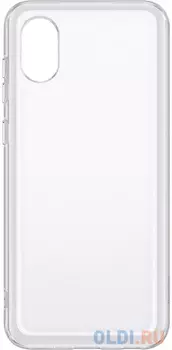 Чехол (клип-кейс) Samsung для Samsung Galaxy A03 Core Soft Clear Cover прозрачный (EF-QA032TTEGRU)