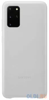 Чехол (клип-кейс) Samsung для Samsung Galaxy S20+ Leather Cover серебристый (EF-VG985LSEGRU)