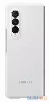 Чехол (клип-кейс) Samsung для Samsung Galaxy Z Fold3 Silicone Cover белый (EF-PF926TWEGRU)