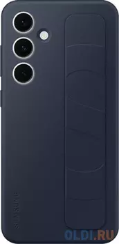 Чехол (клип-кейс) Samsung Standing Grip Case S24FE, для Samsung Galaxy S24 FE, темно-синий [ef-gs721cnegru]
