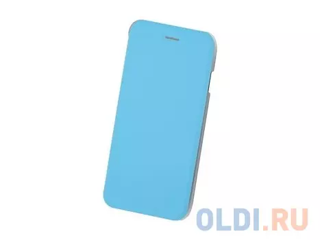 Чехол Book Case для IPhone 6/7/8, экокожа, голубой, BoraSCO